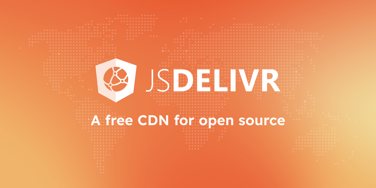 jsDelivr - A free, fast, and reliable CDN for JS and Open Source