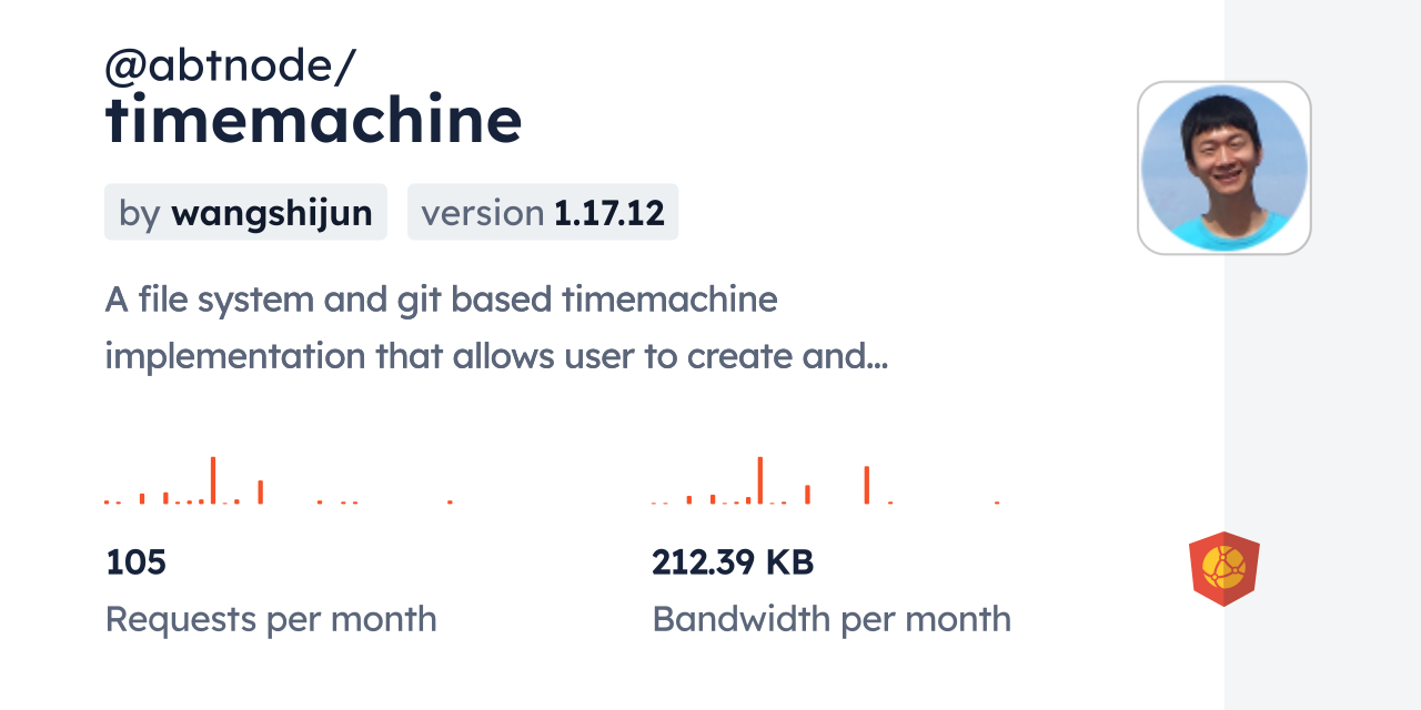 @abtnode/timemachine CDN by jsDelivr - A CDN for npm and GitHub
