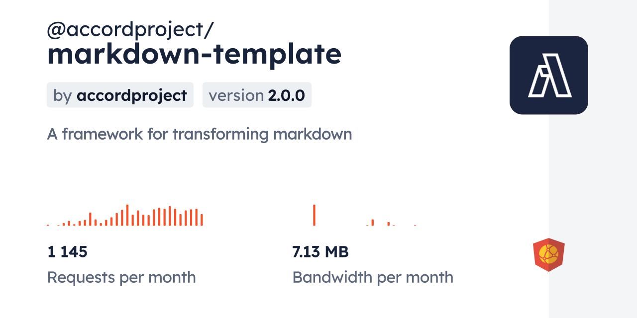 @accordproject/markdown-template CDN by jsDelivr - A CDN for npm and GitHub