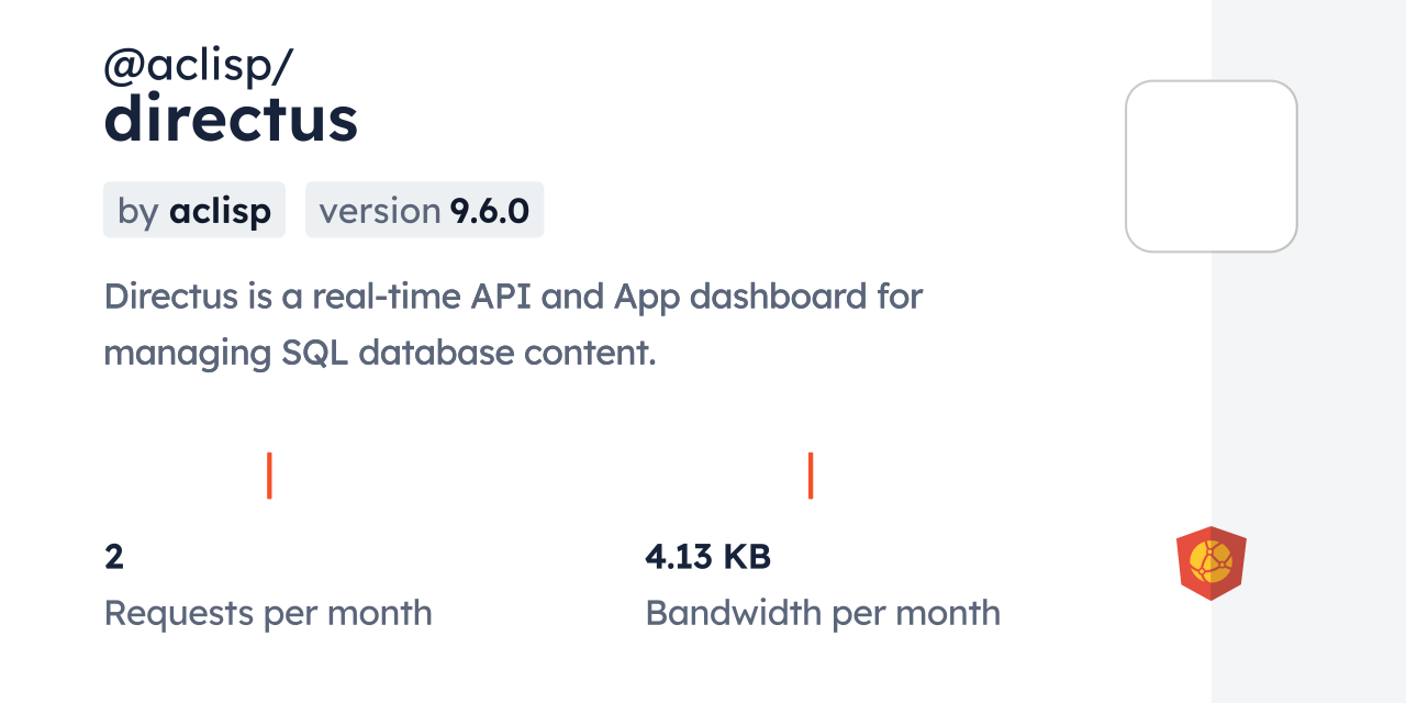 @aclisp/directus CDN by jsDelivr - A CDN for npm and GitHub