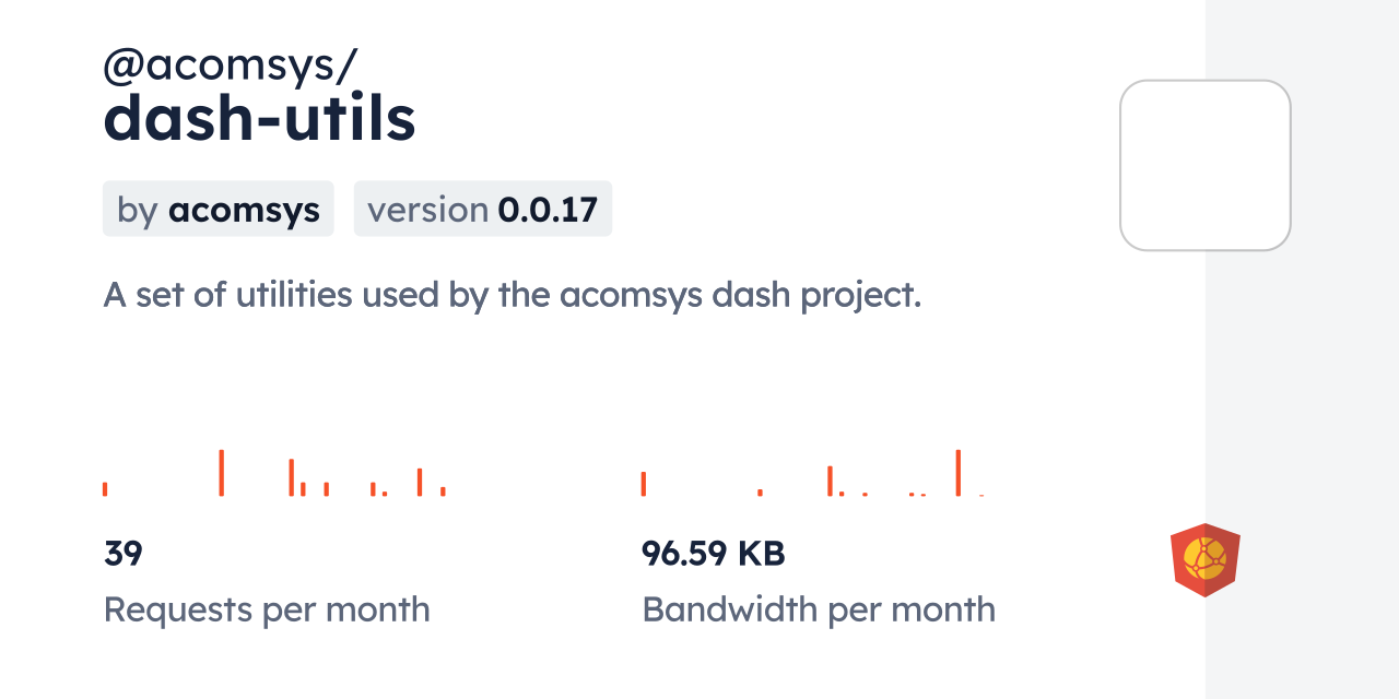 @acomsys/dash-utils CDN by jsDelivr - A CDN for npm and GitHub