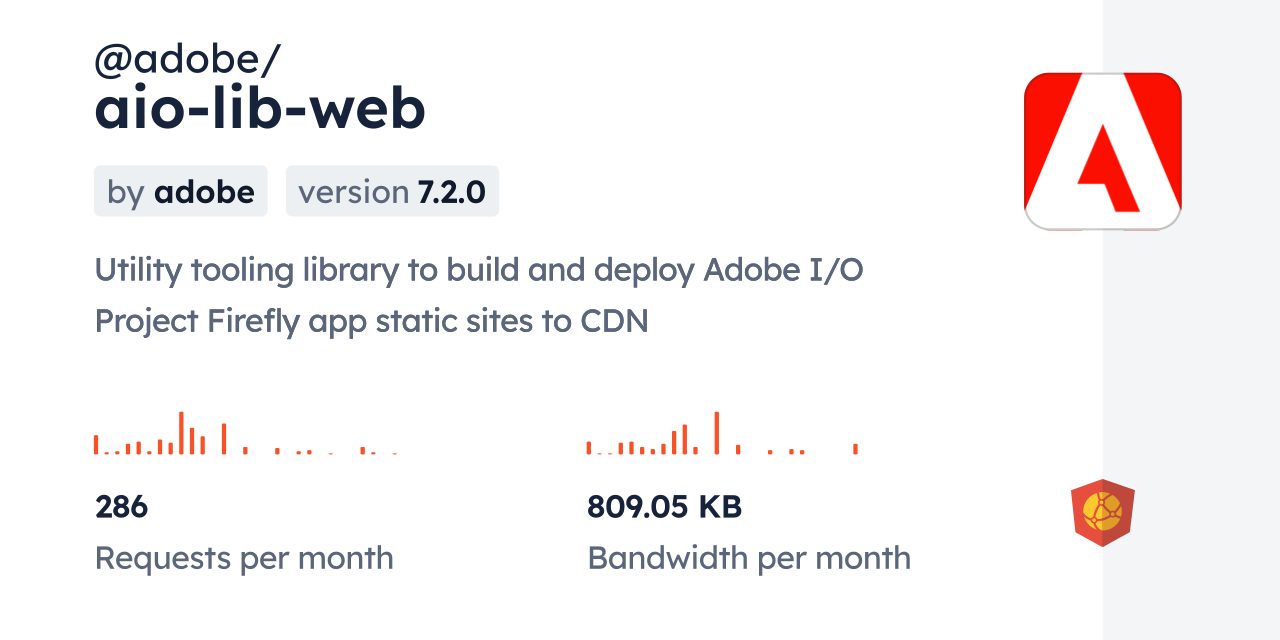 @adobe/aio-lib-web CDN by jsDelivr - A CDN for npm and GitHub