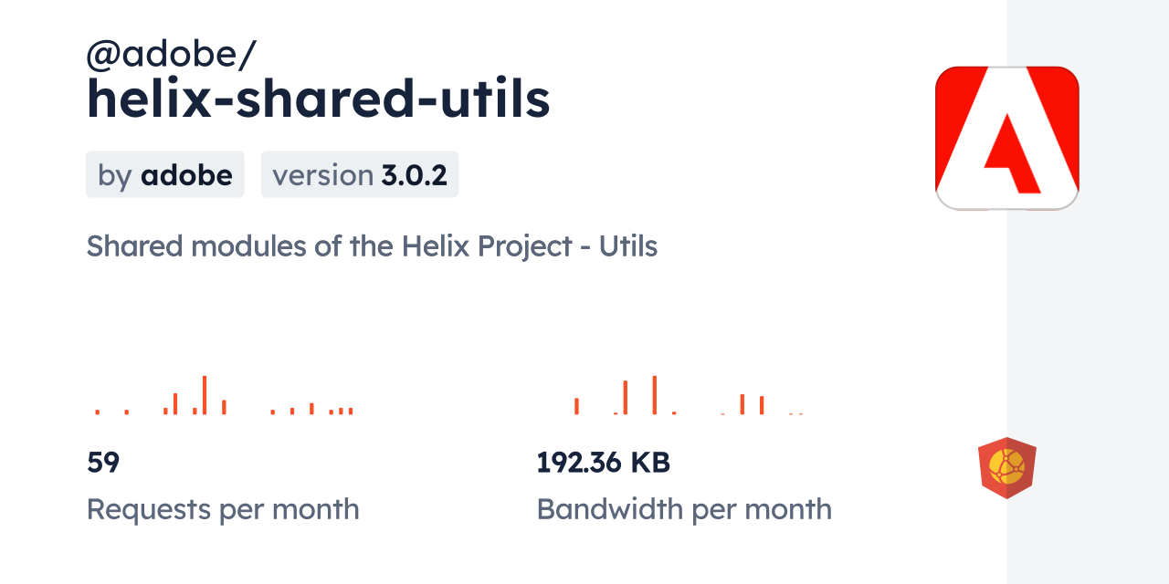 @adobe/helix-shared-utils CDN by jsDelivr - A CDN for npm and GitHub