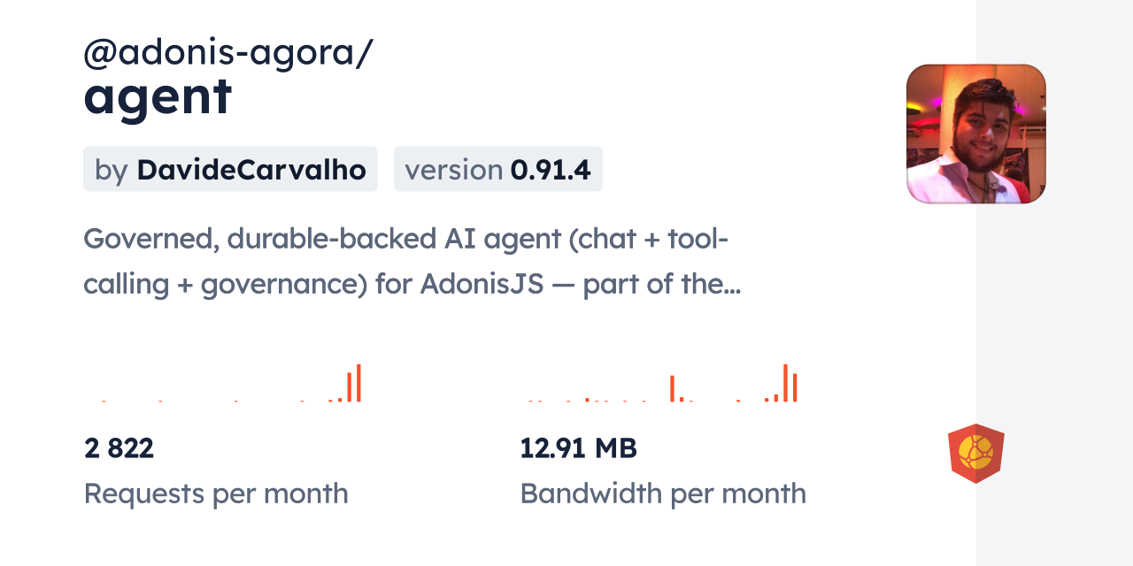 @adonis-agora/agent CDN by jsDelivr - A CDN for npm and GitHub