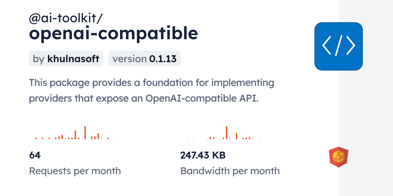 @ai-toolkit/openai-compatible CDN by jsDelivr - A CDN for npm and GitHub