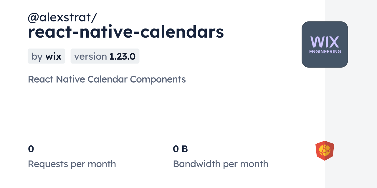 @alexstrat/react-native-calendars CDN by jsDelivr - A CDN for npm and ...