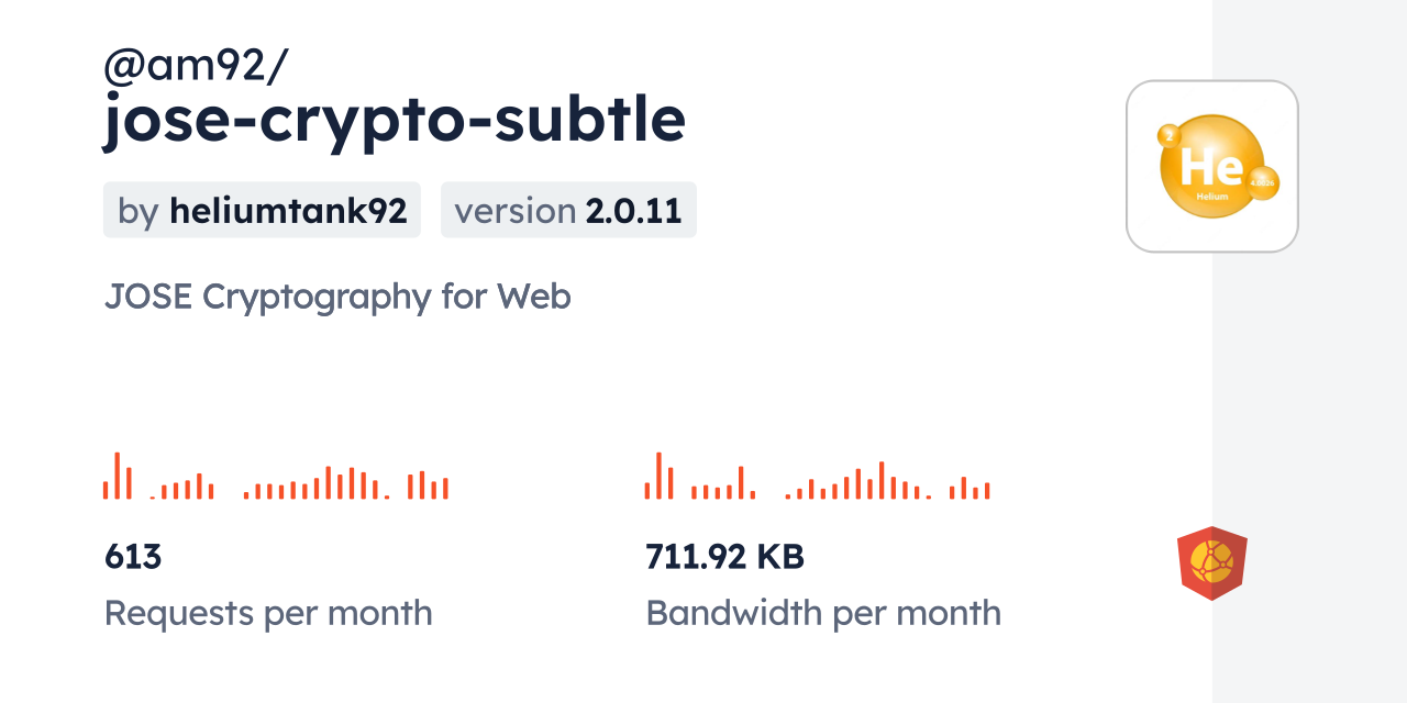 am92/jose-crypto-subtle CDN by jsDelivr - A CDN for npm and GitHub