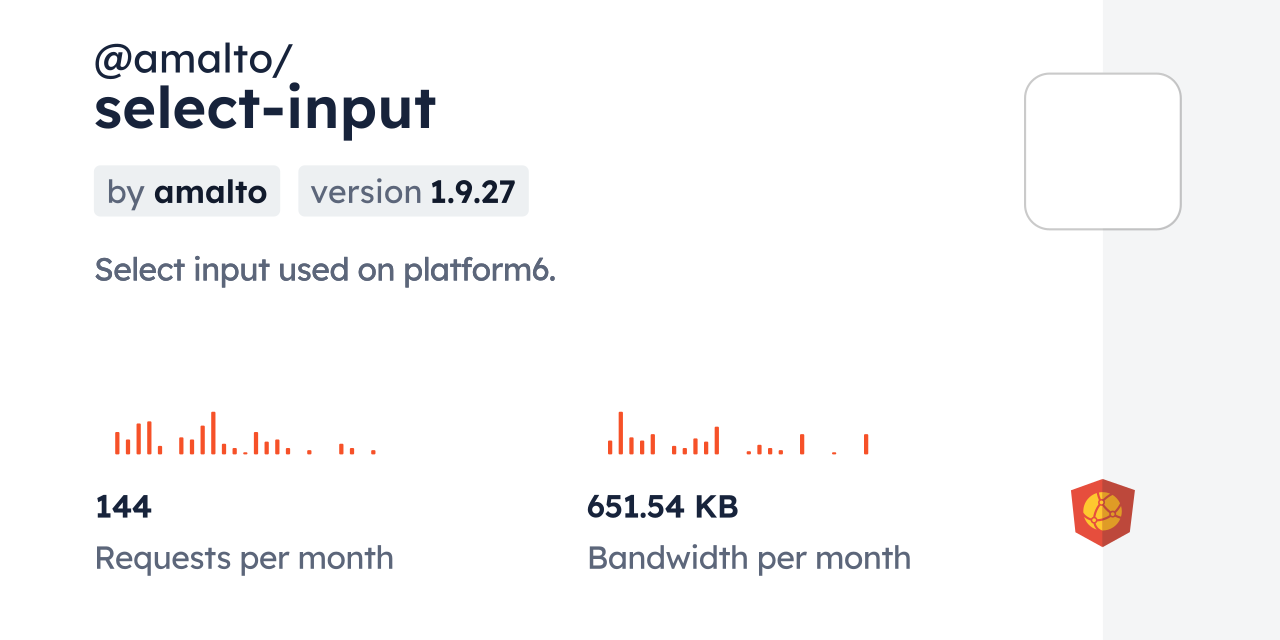 @amalto/select-input CDN by jsDelivr - A CDN for npm and GitHub