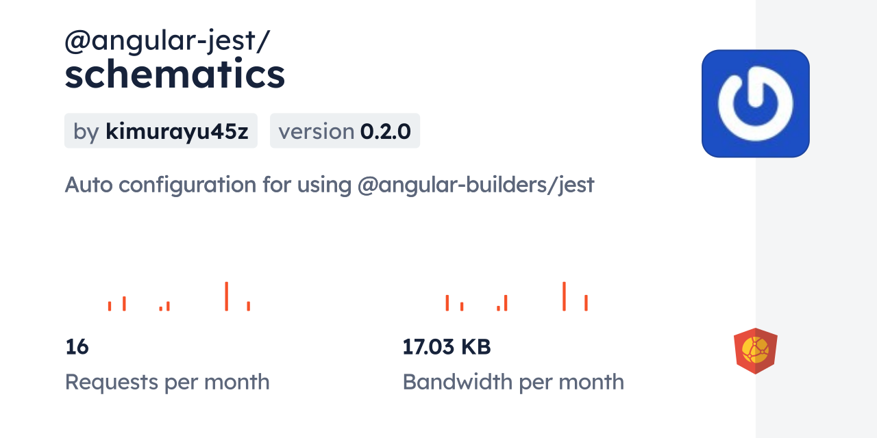 @angular-jest/schematics CDN by jsDelivr - A CDN for npm and GitHub