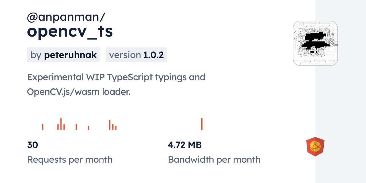 @anpanman/opencv_ts CDN by jsDelivr - A CDN for npm and GitHub