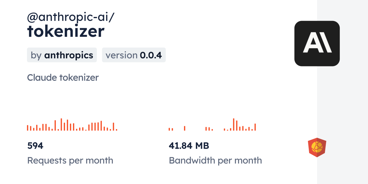 @anthropic-ai/tokenizer CDN by jsDelivr - A CDN for npm and GitHub