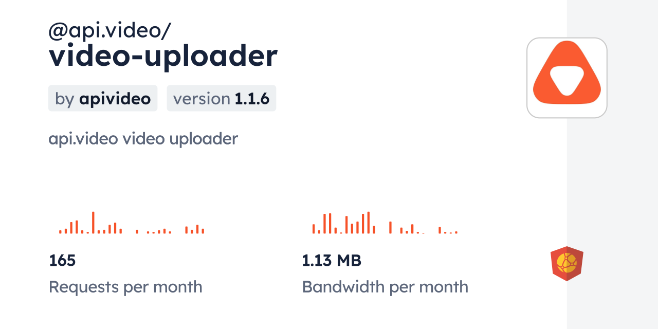 @api.video/video-uploader CDN by jsDelivr - A CDN for npm and GitHub