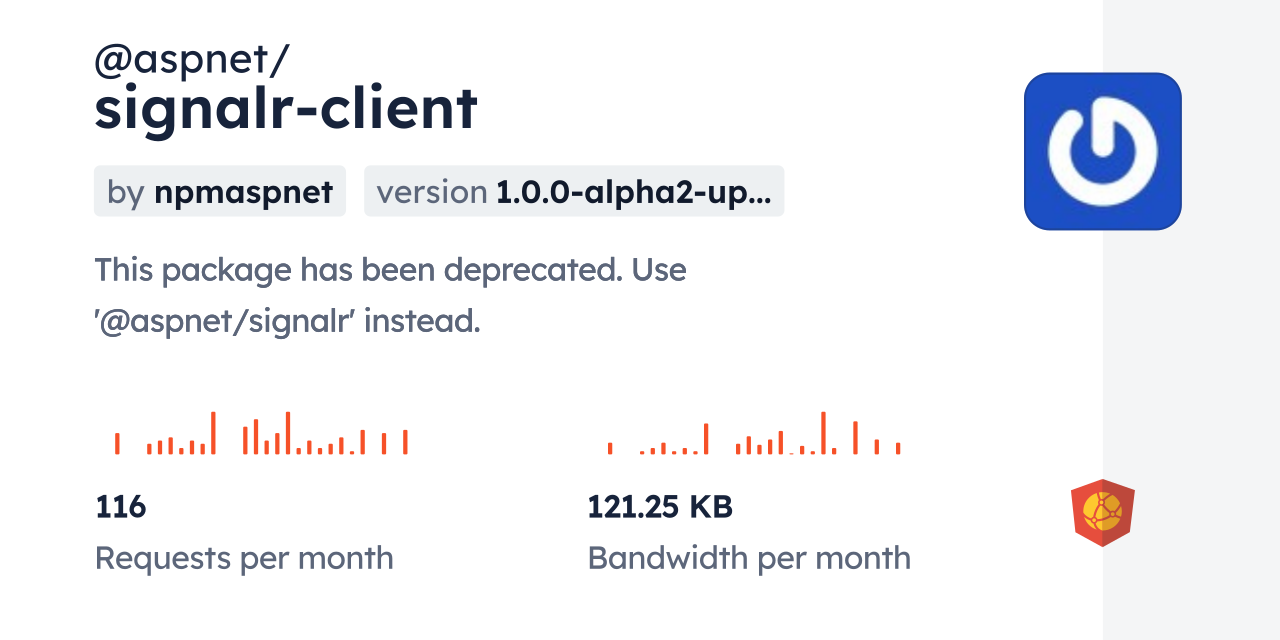 @aspnet/signalr-client CDN by jsDelivr - A CDN for npm and GitHub