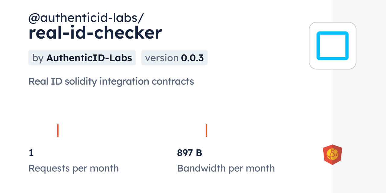 authenticidlabs/realidchecker CDN by jsDelivr A CDN for npm and