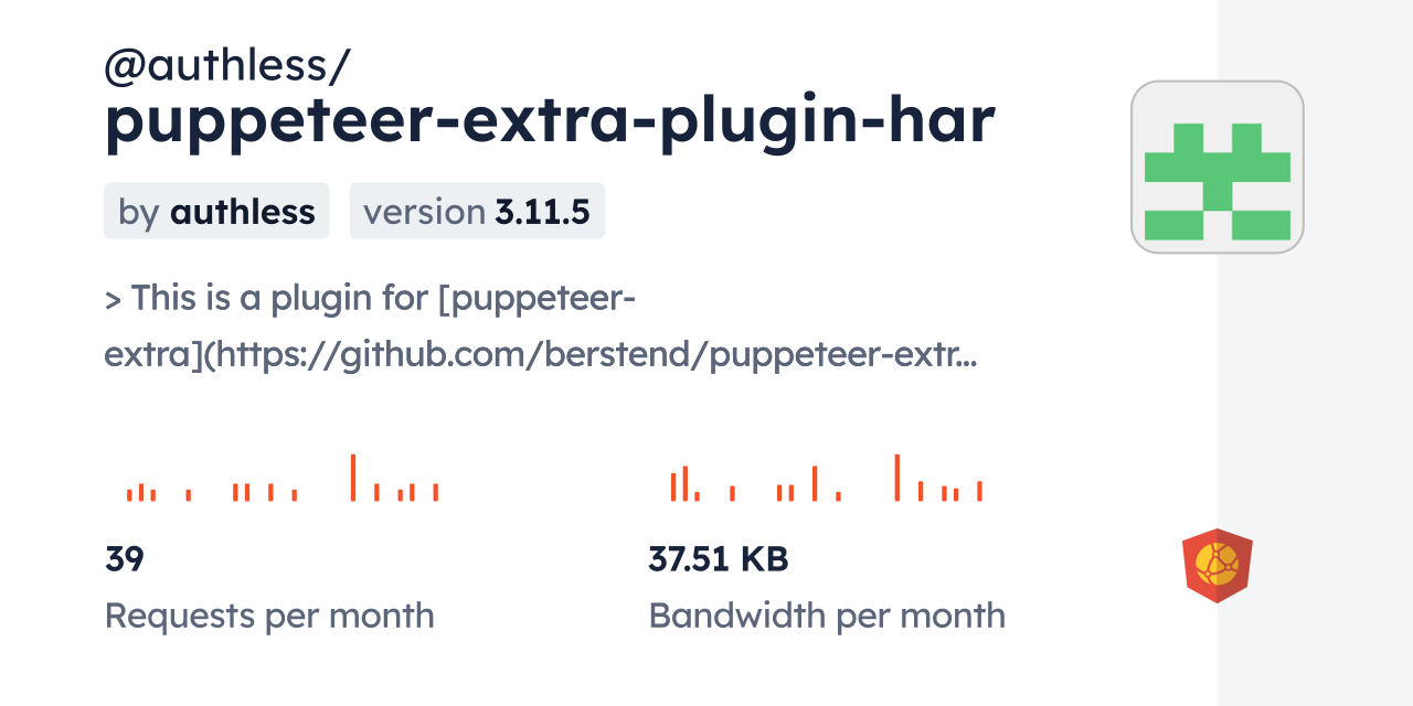 @authless/puppeteer-extra-plugin-har CDN by jsDelivr - A CDN for npm ...