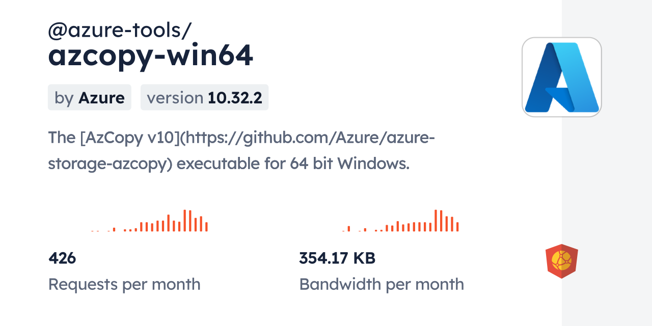 @azure-tools/azcopy-win64 CDN by jsDelivr - A CDN for npm and GitHub