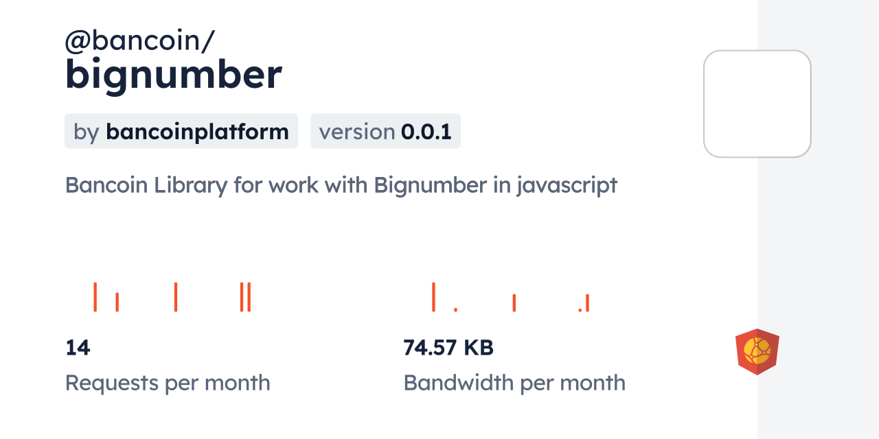 @bancoin/bignumber CDN by jsDelivr - A CDN for npm and GitHub