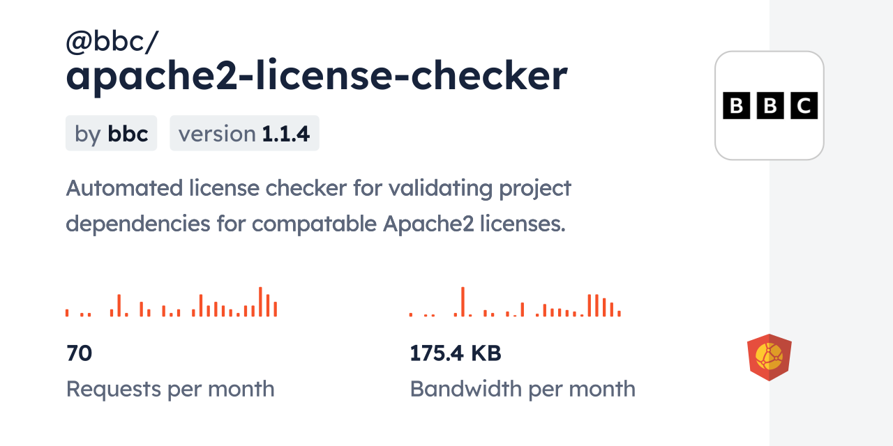 @bbc/apache2-license-checker CDN by jsDelivr - A CDN for npm and GitHub