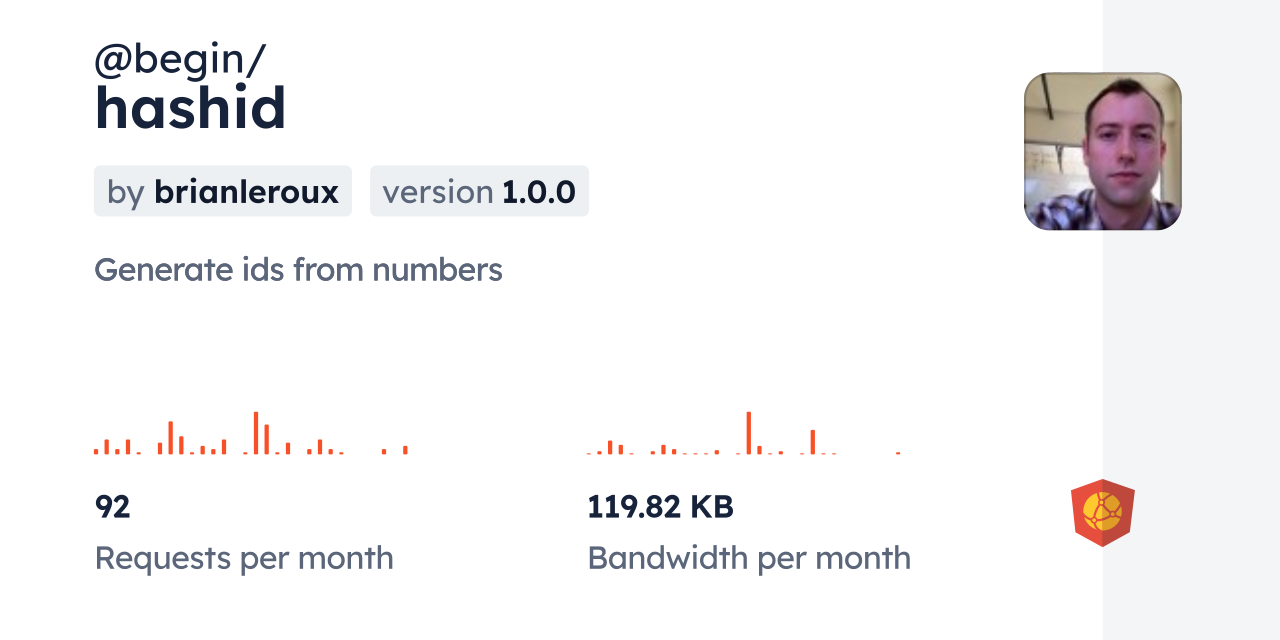 @begin/hashid CDN by jsDelivr - A CDN for npm and GitHub