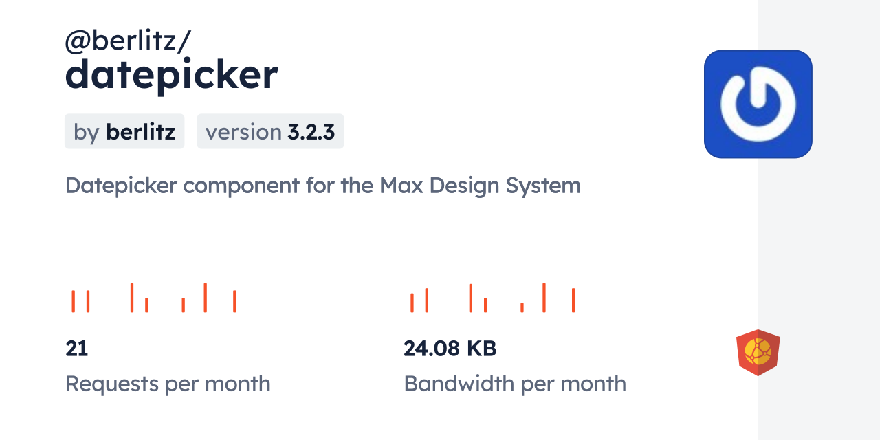 @berlitz/datepicker CDN by jsDelivr - A CDN for npm and GitHub