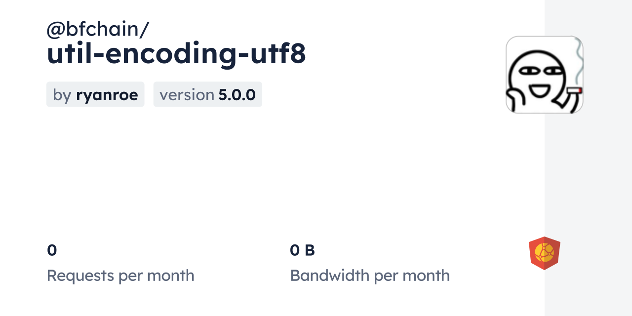 @bfchain/util-encoding-utf8 CDN by jsDelivr - A CDN for npm and GitHub