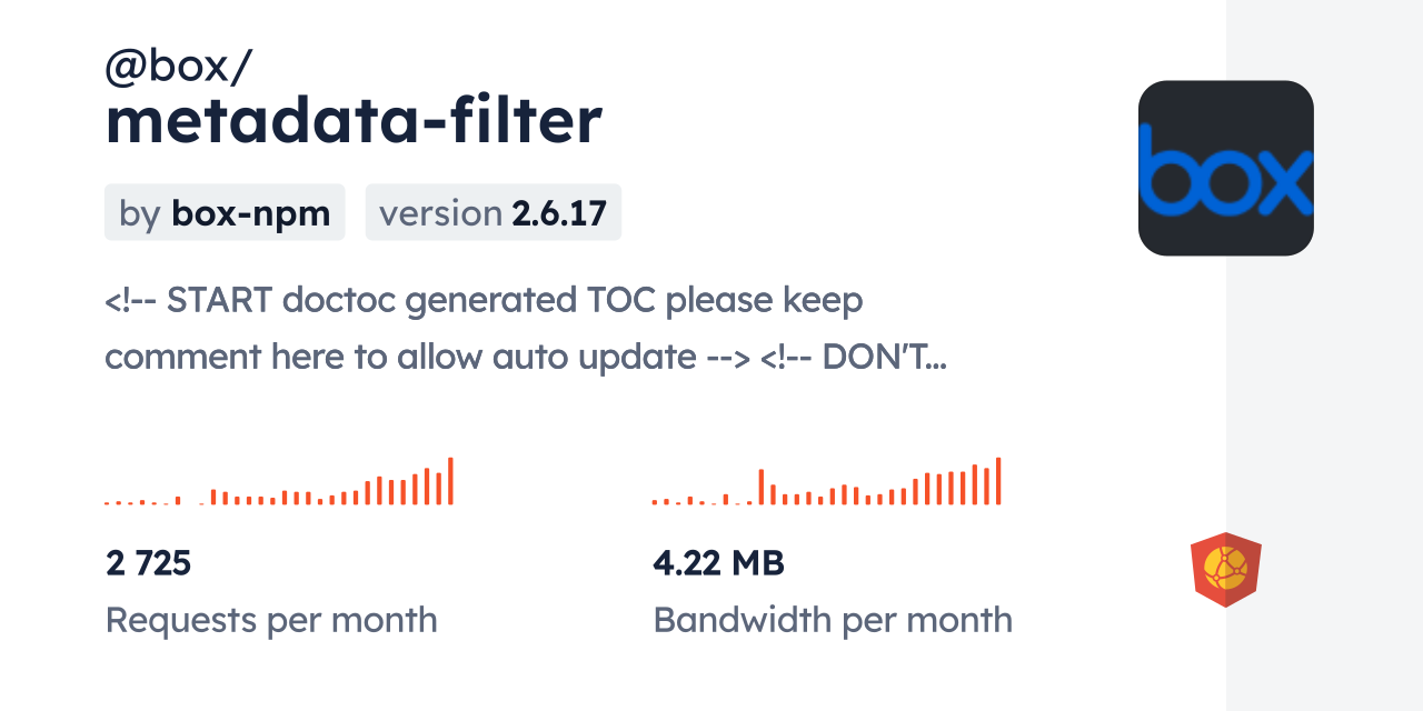 @box/metadata-filter CDN by jsDelivr - A CDN for npm and GitHub