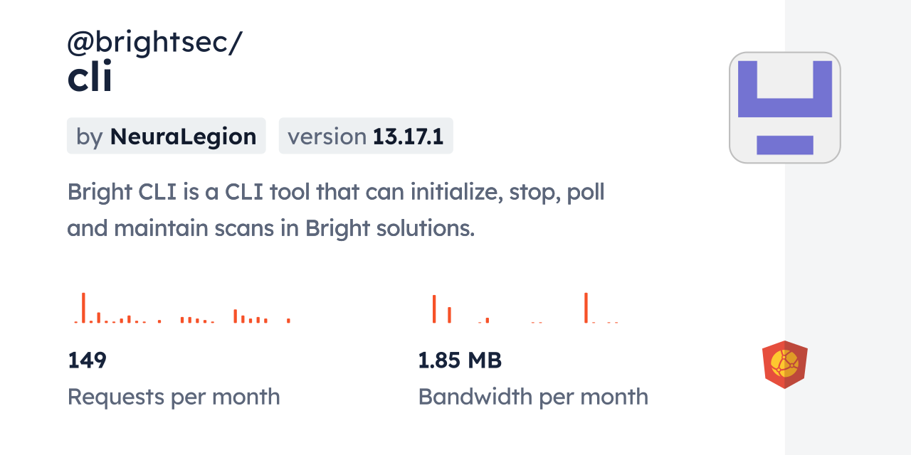 @brightsec/cli CDN by jsDelivr - A CDN for npm and GitHub