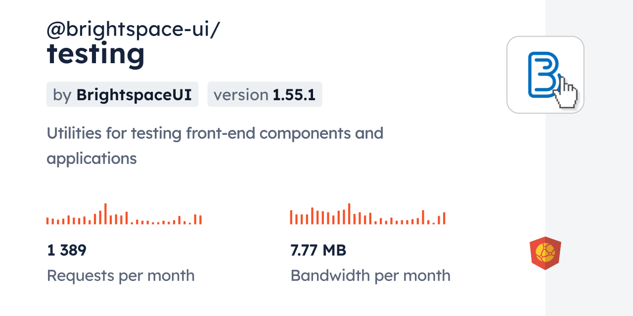 @brightspace-ui/testing CDN by jsDelivr - A CDN for npm and GitHub