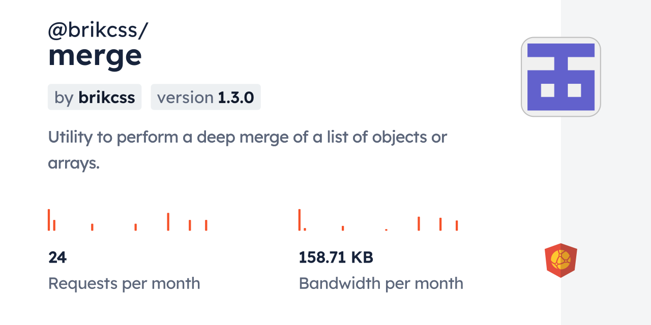 brikcss/merge CDN by jsDelivr A CDN for npm and GitHub