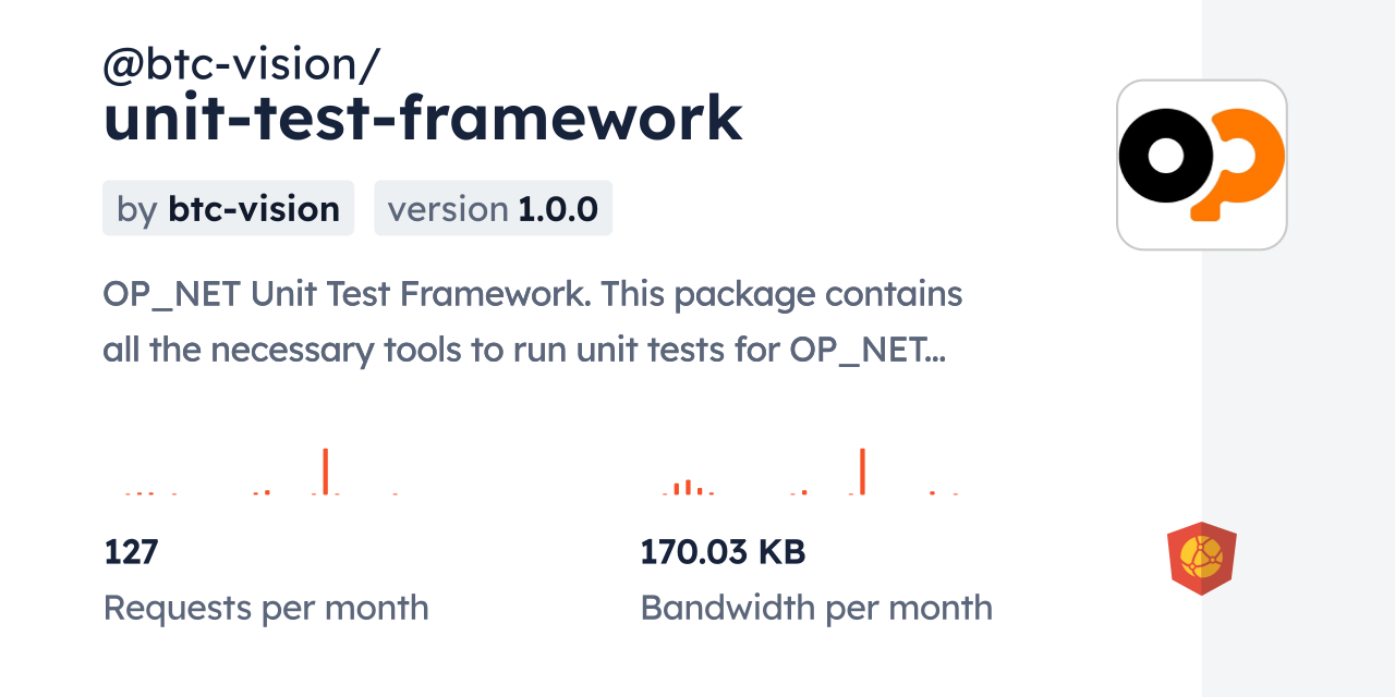 @btc-vision/unit-test-framework CDN by jsDelivr - A CDN for npm and GitHub