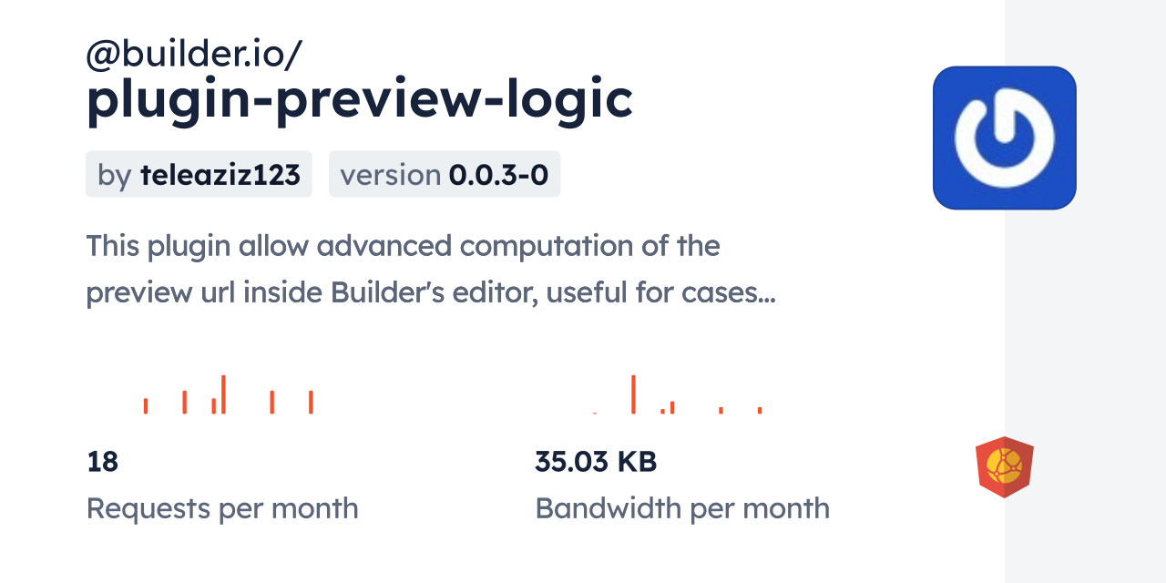 @builder.io/plugin-preview-logic CDN by jsDelivr - A CDN for npm and GitHub