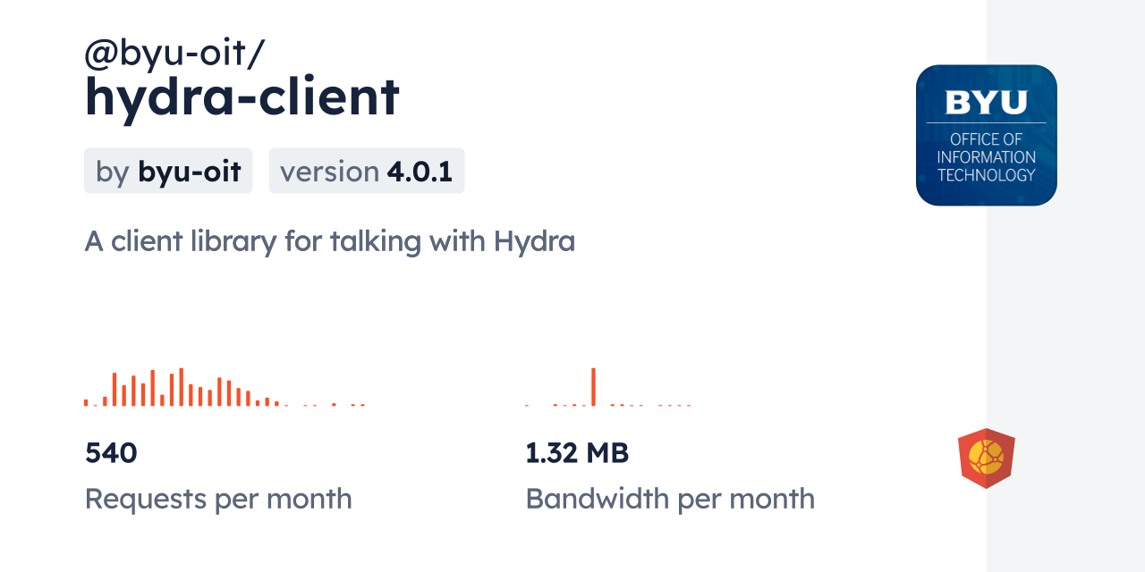 @byu-oit/hydra-client CDN by jsDelivr - A CDN for npm and GitHub