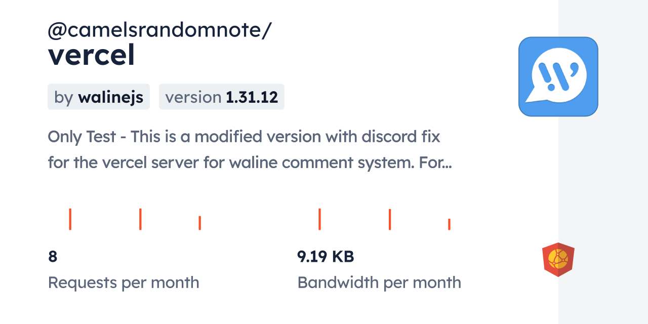 @camelsrandomnote/vercel CDN by jsDelivr - A CDN for npm and GitHub