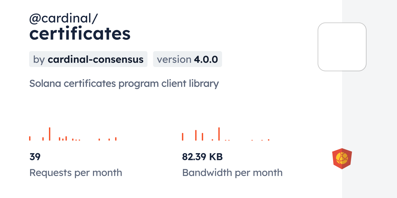 @cardinal/certificates CDN by jsDelivr - A CDN for npm and GitHub