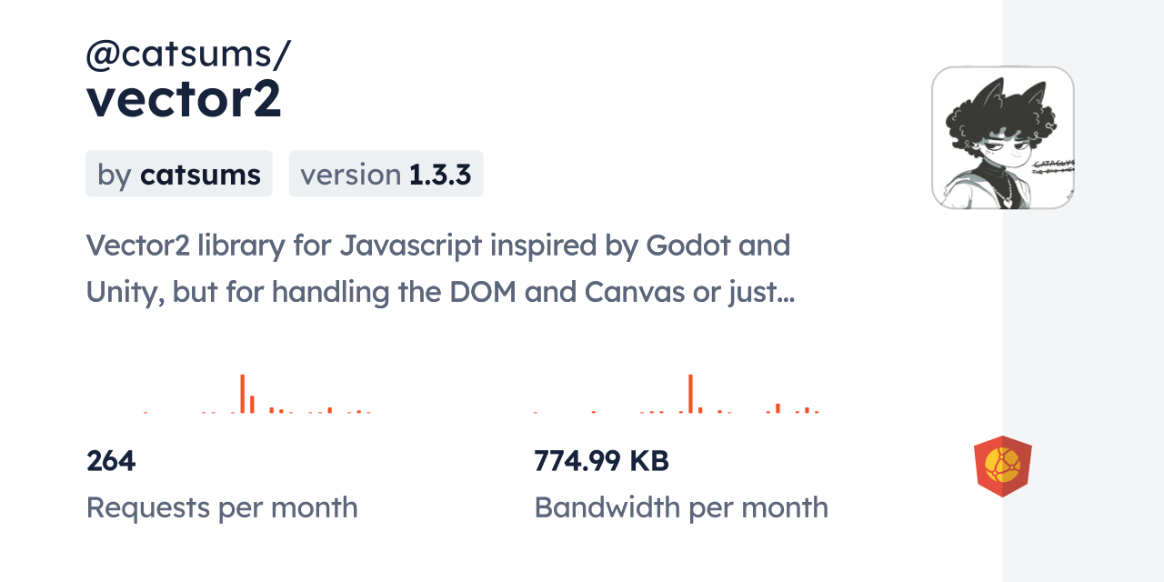 @catsums/vector2 CDN by jsDelivr - A CDN for npm and GitHub