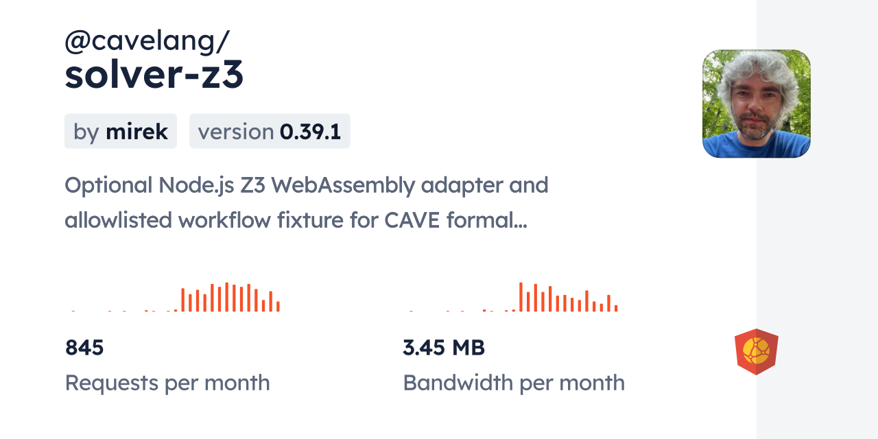 @cavelang/solver-z3 CDN by jsDelivr - A CDN for npm and GitHub