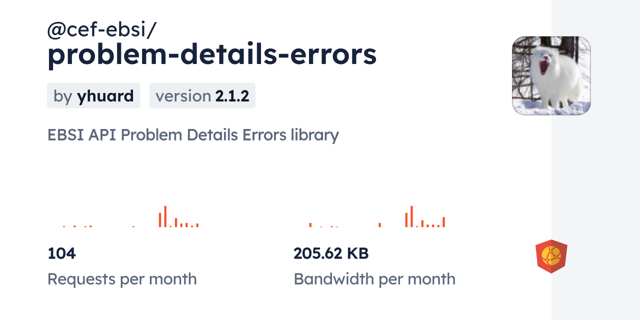 @cef-ebsi/problem-details-errors CDN by jsDelivr - A CDN for npm and GitHub