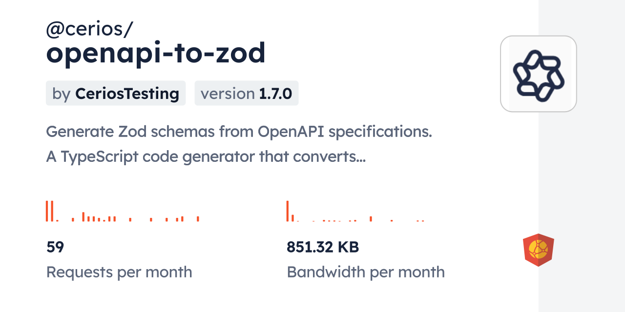 @cerios/openapi-to-zod CDN by jsDelivr - A CDN for npm and GitHub