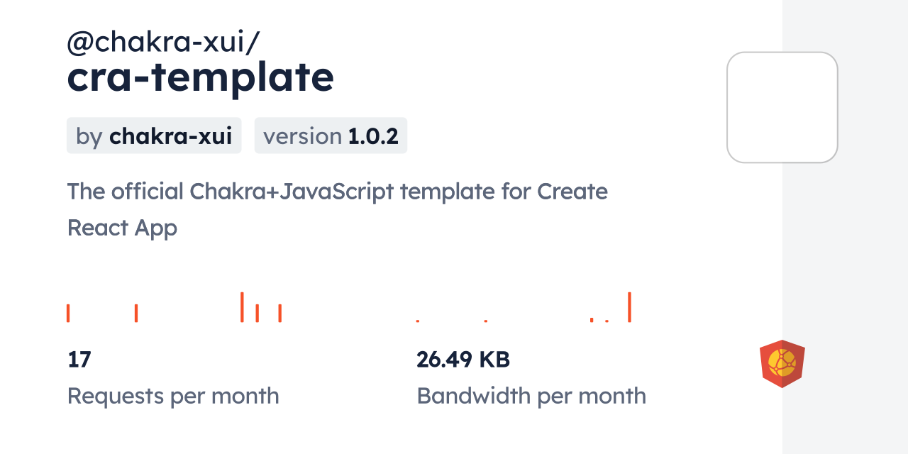 @chakra-xui/cra-template CDN by jsDelivr - A CDN for npm and GitHub