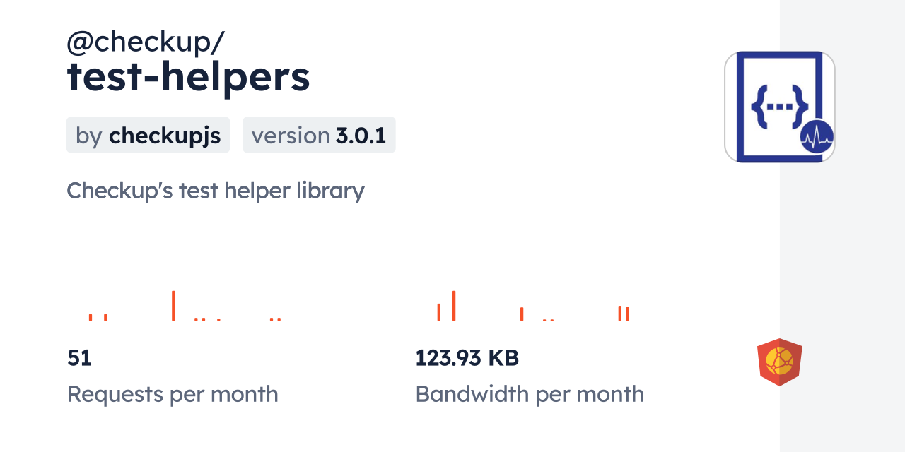 @checkup/test-helpers CDN by jsDelivr - A CDN for npm and GitHub