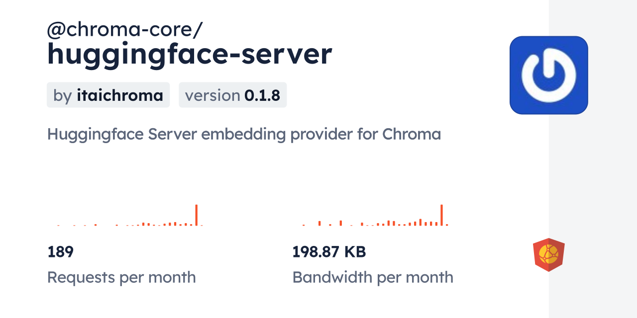 @chroma-core/huggingface-server CDN by jsDelivr - A CDN for npm and GitHub