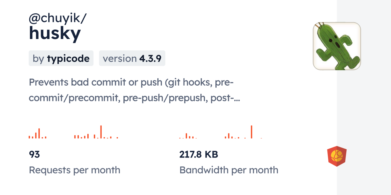 @chuyik/husky CDN by jsDelivr - A CDN for npm and GitHub
