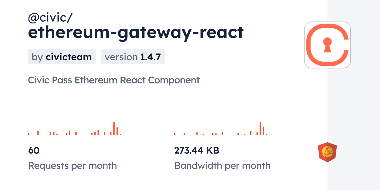 @civic/ethereum-gateway-react CDN by jsDelivr - A CDN for npm and GitHub