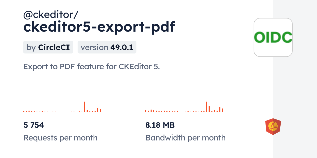 @ckeditor/ckeditor5-export-pdf CDN by jsDelivr - A CDN for npm and GitHub