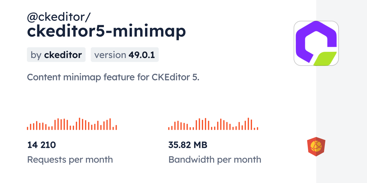 @ckeditor/ckeditor5-minimap CDN by jsDelivr - A CDN for npm and GitHub