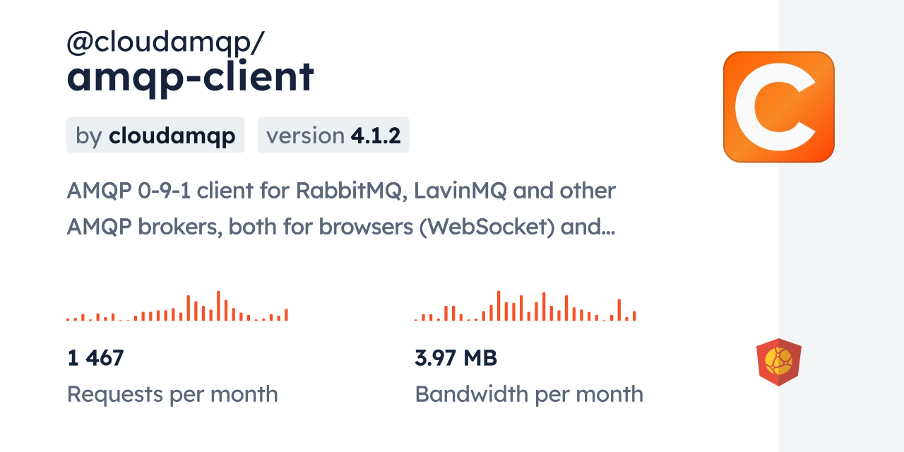 @cloudamqp/amqp-client CDN by jsDelivr - A CDN for npm and GitHub