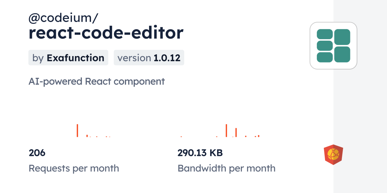 @codeium/react-code-editor CDN by jsDelivr - A CDN for npm and GitHub
