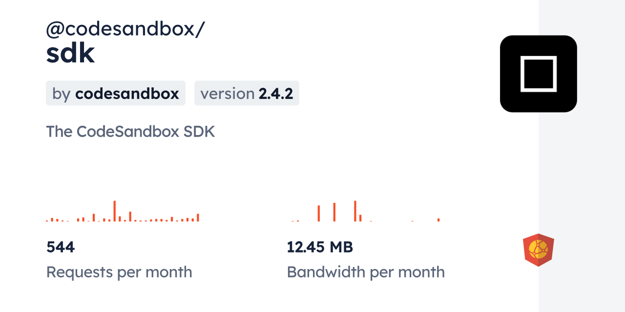 @codesandbox/sdk CDN by jsDelivr - A CDN for npm and GitHub