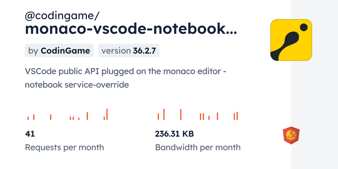 @codingame/monaco-vscode-notebook-service-override CDN by jsDelivr - A ...