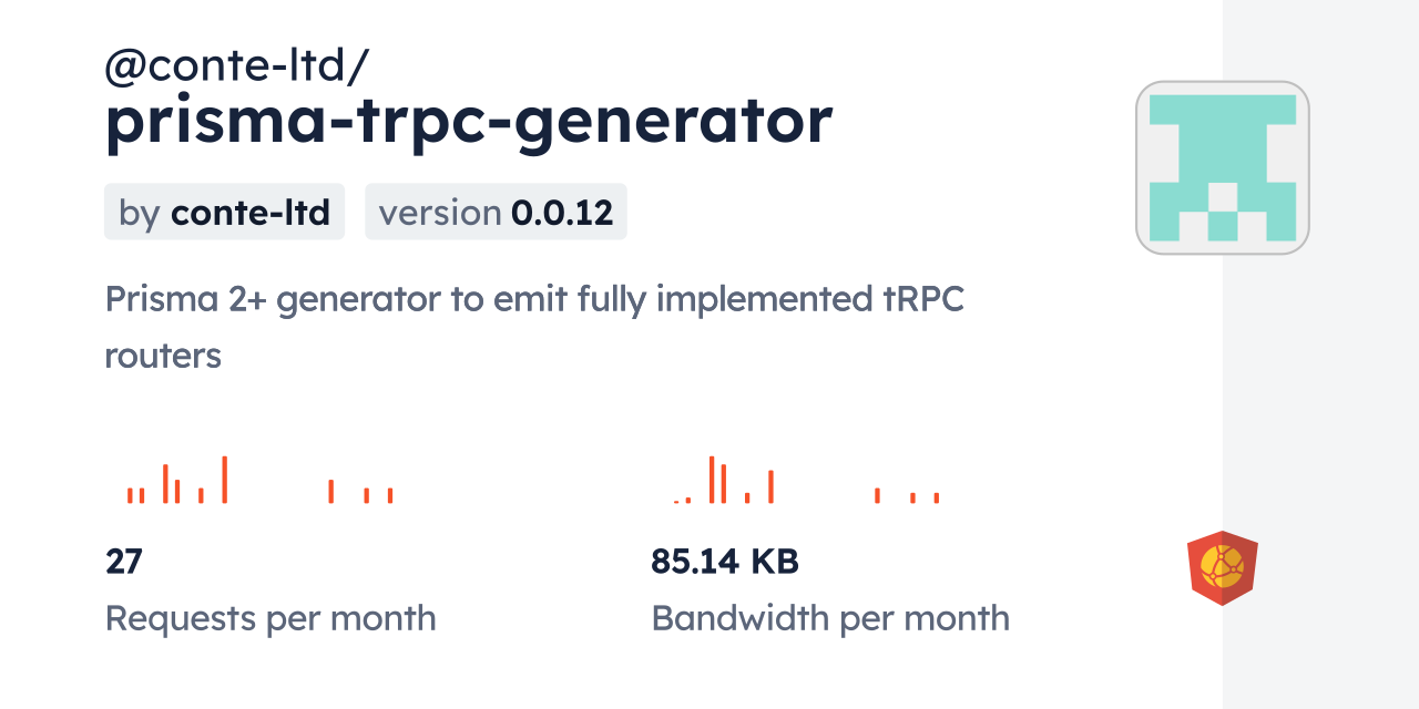 @conte-ltd/prisma-trpc-generator CDN by jsDelivr - A CDN for npm and GitHub